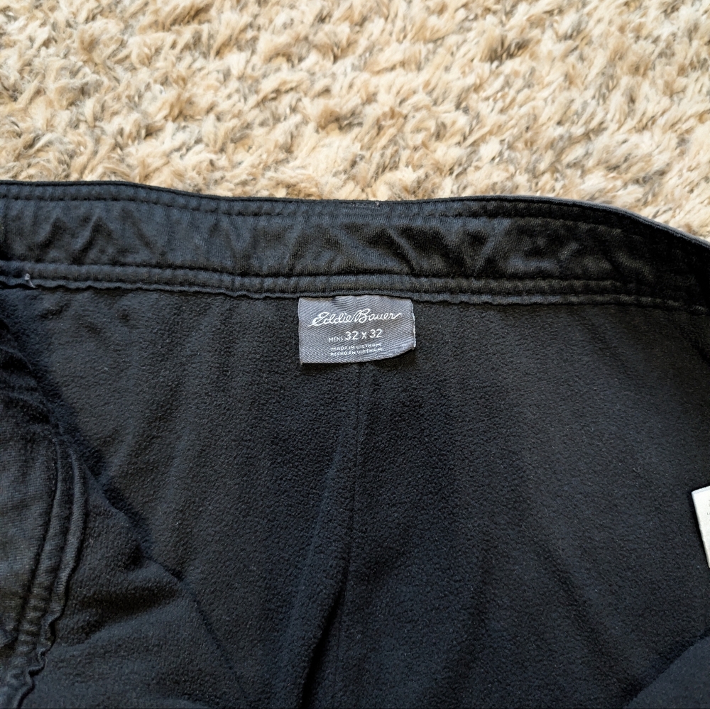 Eddie Bauer Men's Fleece Lined Pants - Picture 3 of 7